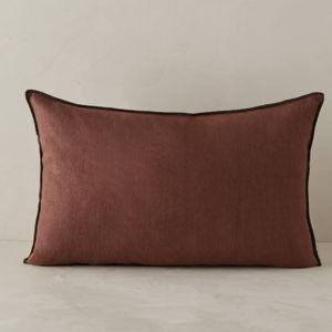 Carys Contrast Linen Pillow