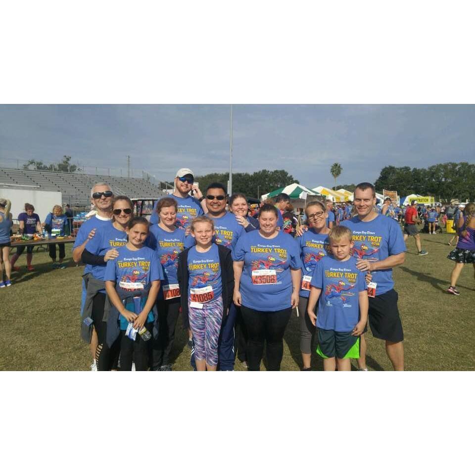 The crew at the Turkey Trot!