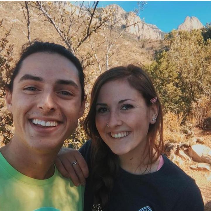 On the La Luz trail in the Sandia Mountains in Albuquerque, NM!