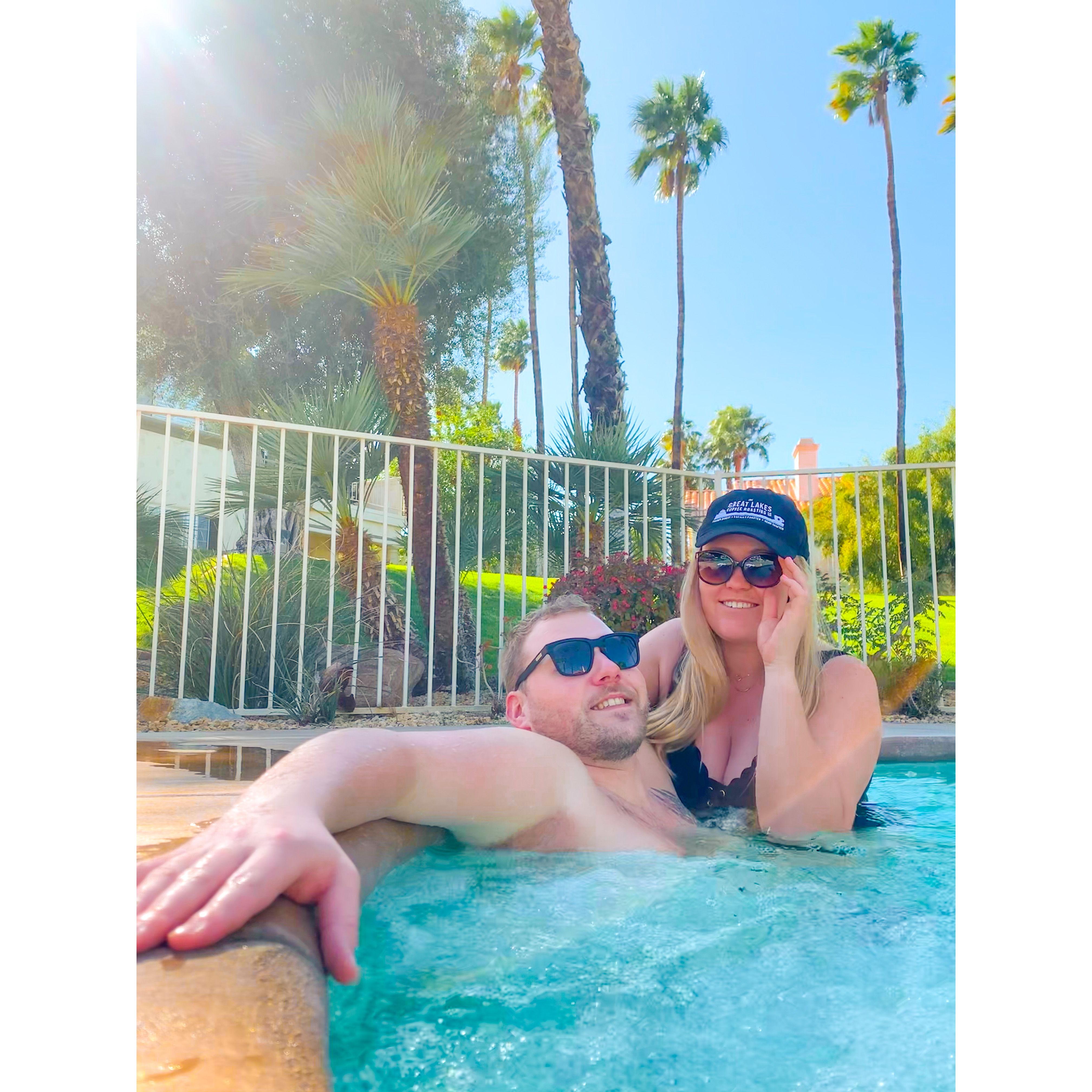 Our first vacation together to Palm Springs