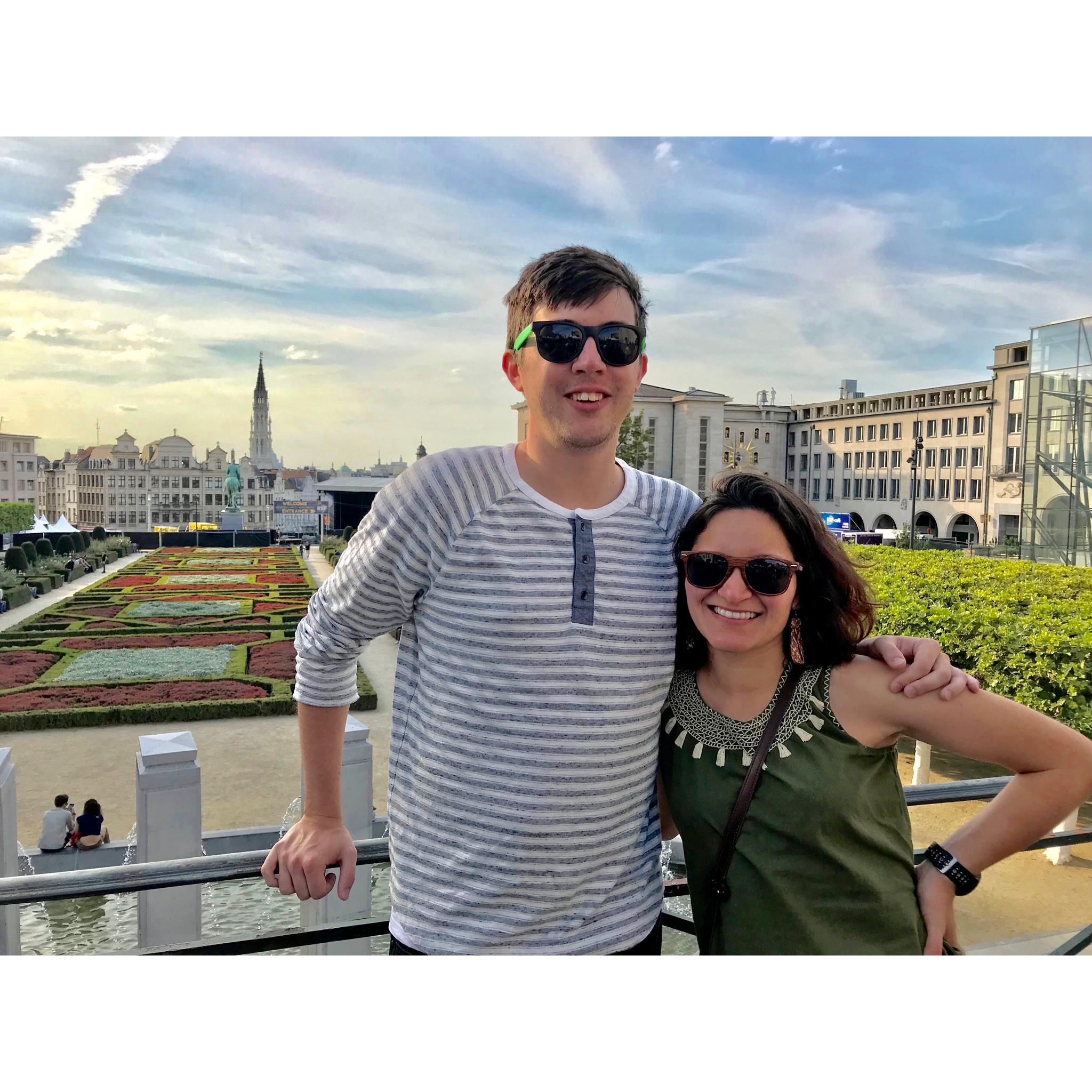 Brussels, Belgium. Where we drank many a beer and learned the wonders of open fermentation of lambic sour beer.