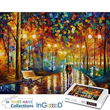 Ingooood Rainy Night Walk paper puzzle 1000 pieces