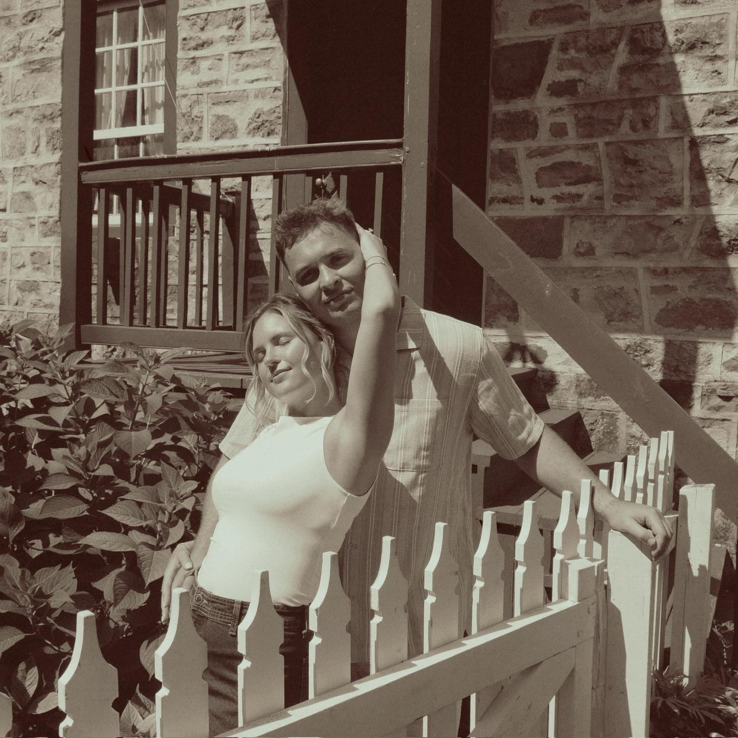 Our photographer, Hannah Beil, did a wonderful job on our engagement photos.