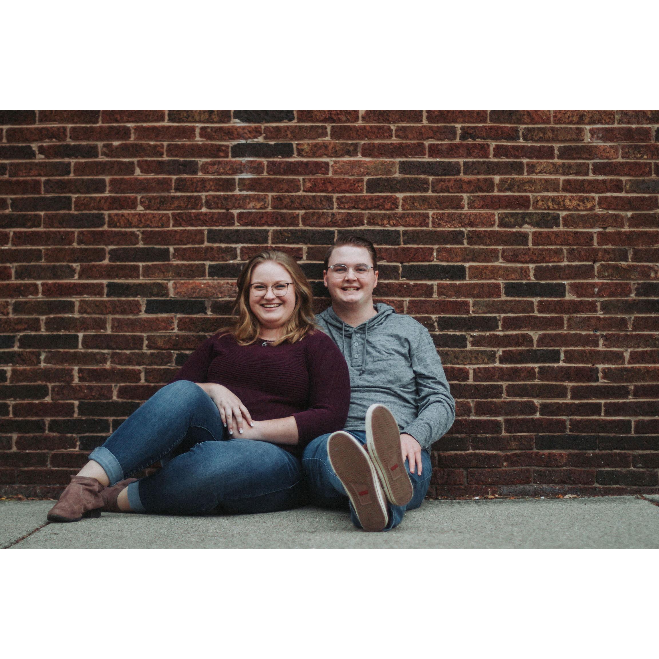 Our first professional pictures taken together.