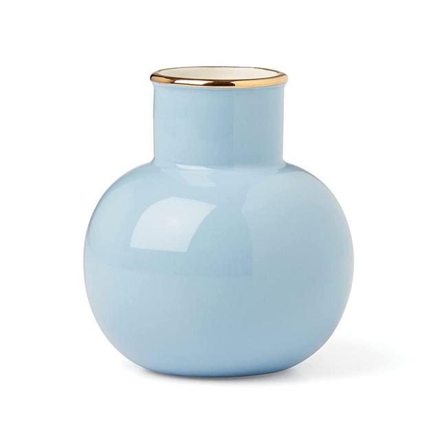 Kate Spade Blue Make It Pop Small Vase, 0.68