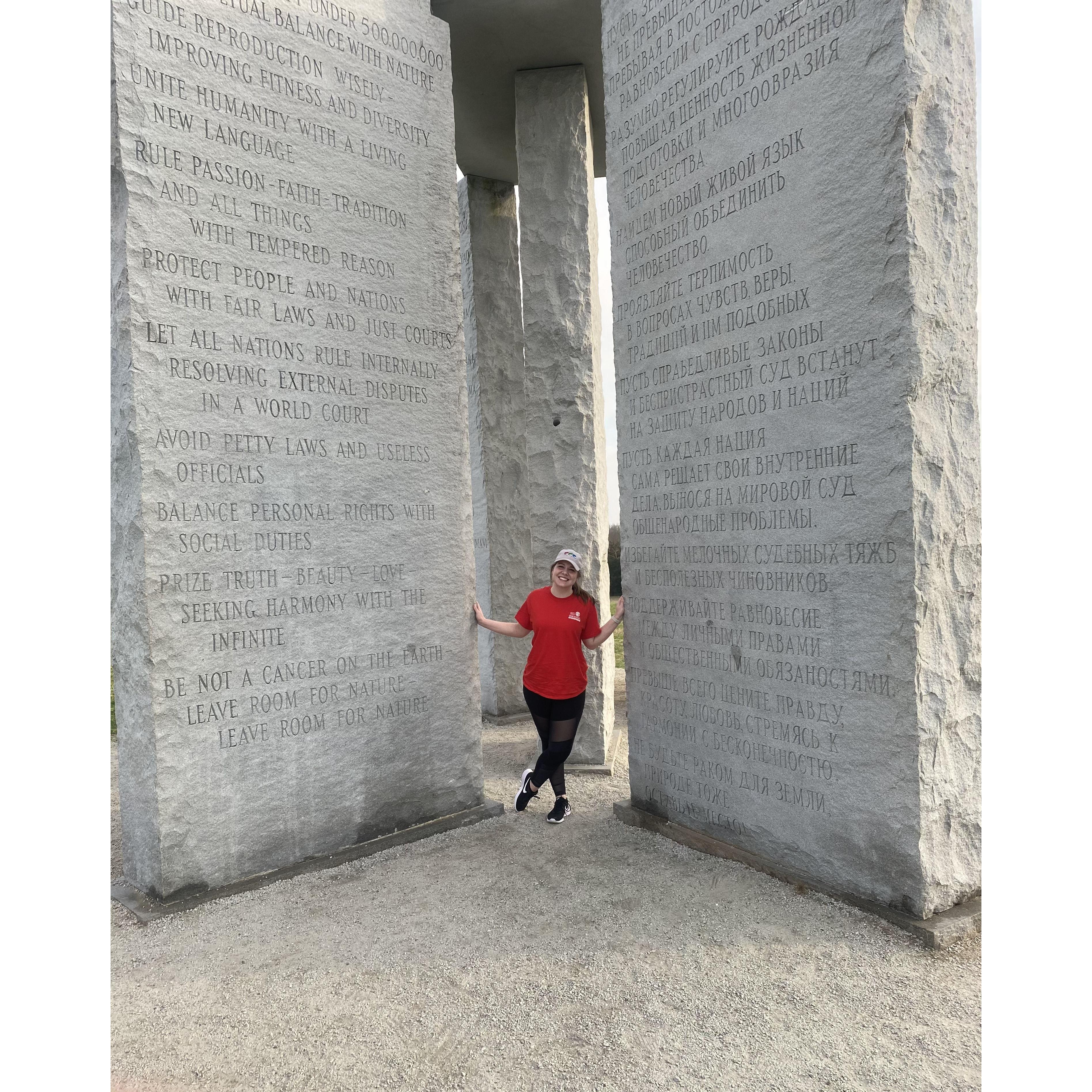 A trip to the Georgia Guidestones for a quick weekend adventure.