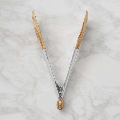 Williams Sonoma 9" Wood Tongs