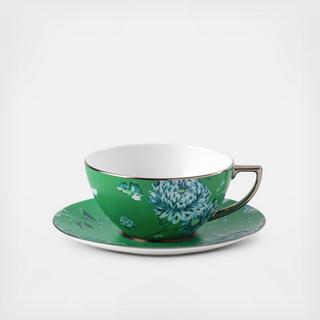 Chinosserie Teacup & Saucer