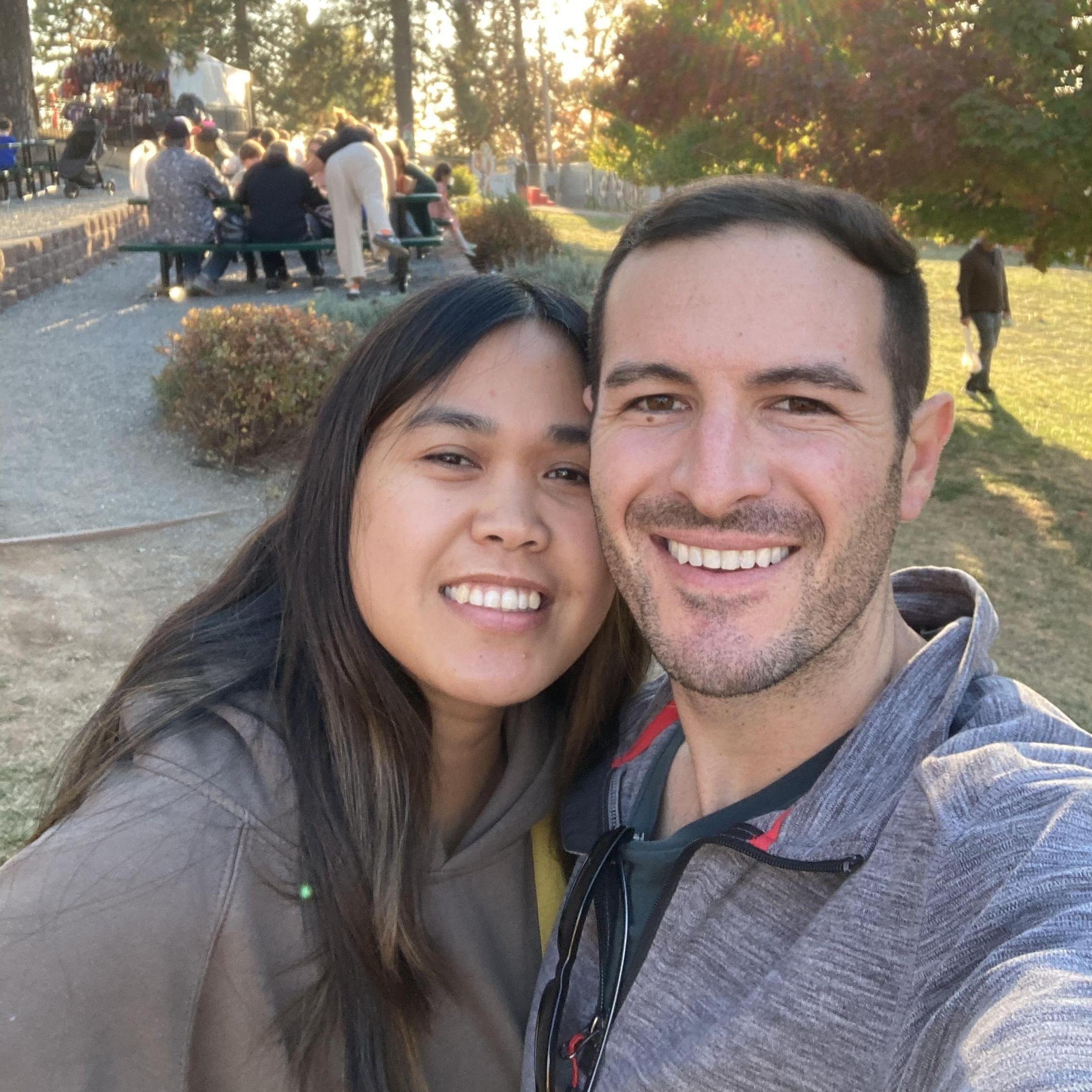 Michelle's first time at Apple Hill 2024