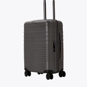 BÉIS 'The Carry-On Roller' in Charcoal - 21" Suitcase in Charcoal Grey
