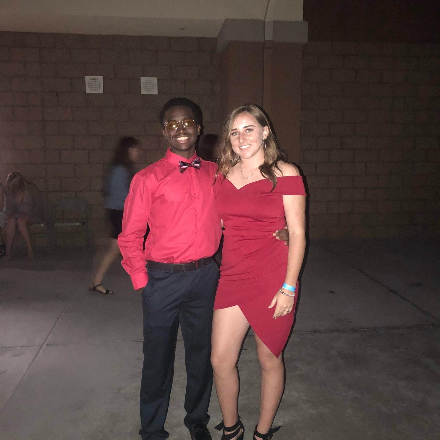 Homecoming Ashley’s Junior year, and Zyaire’s Senior year!