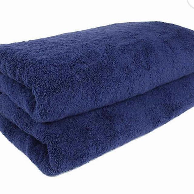 Plush bath towels