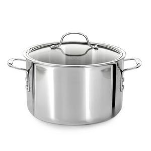 Tramontina 8 Quart Covered Stock Pot, 1EA