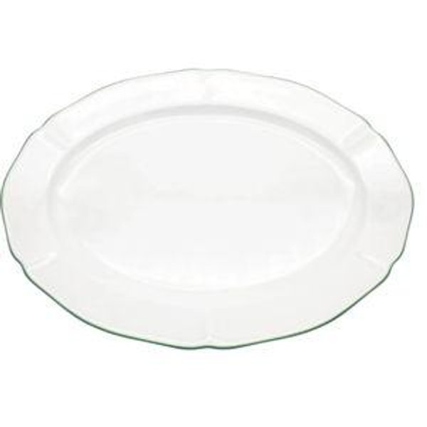 Amelie - Forest Green - 14 in. Oval Platter