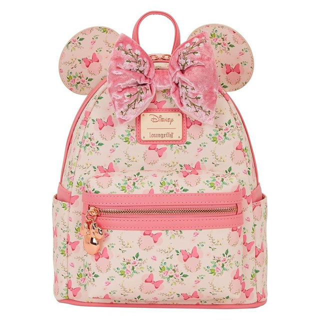 Loungefly Minnie Mouse Floral Mini Backpack