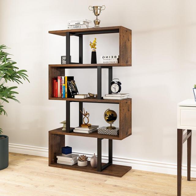 Ehrenfeld 57'' H x 31.5'' W Iron Geometric Bookcase