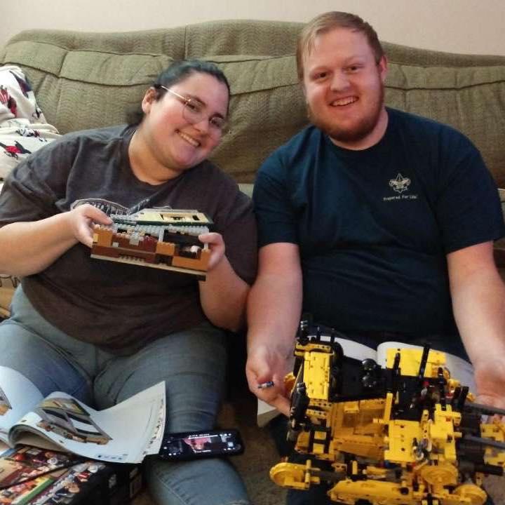 One of our first LEGO nights!
