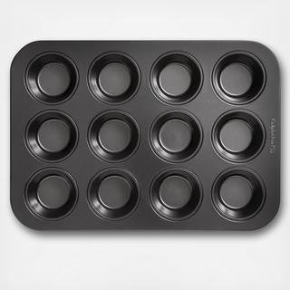 Fox Run 4867 Muffin Pan, 6 Cup, Stainless Steel