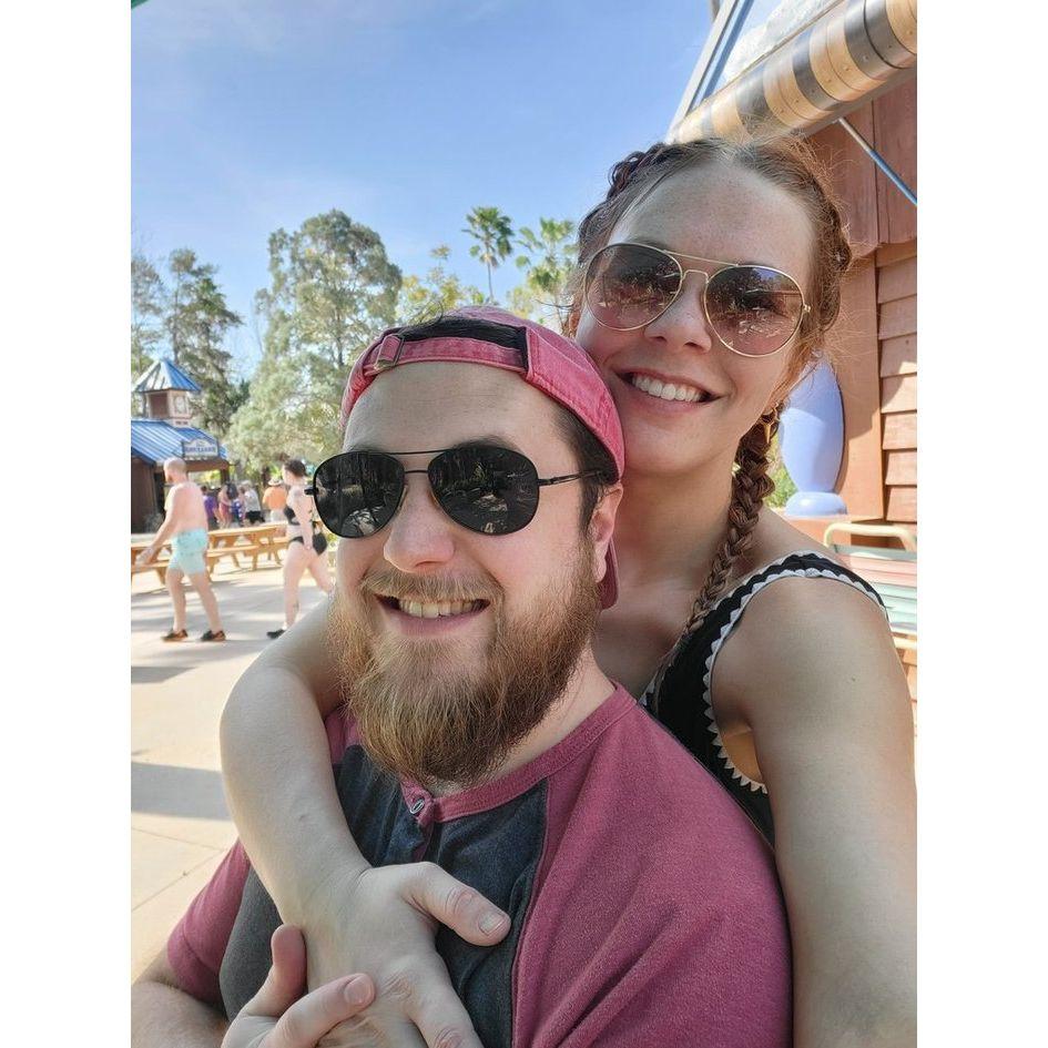 "Disney trip! We spent the day at the waterpark. This is the people appropriate photo."