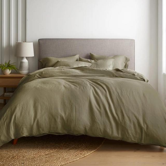 Linen Duvet Cover | Aloe