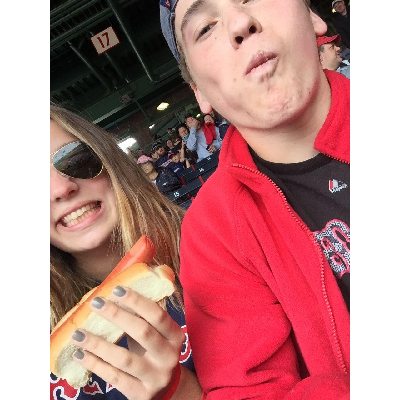 First Date at Fenway Park - 5.22.2015