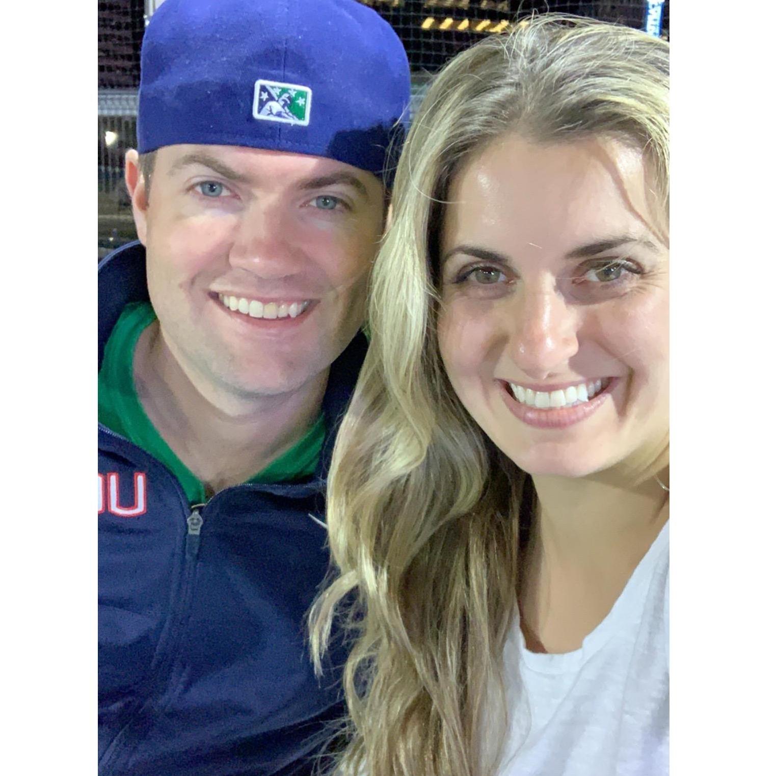 Our 4th date! Hartford Yard Goat Game!!