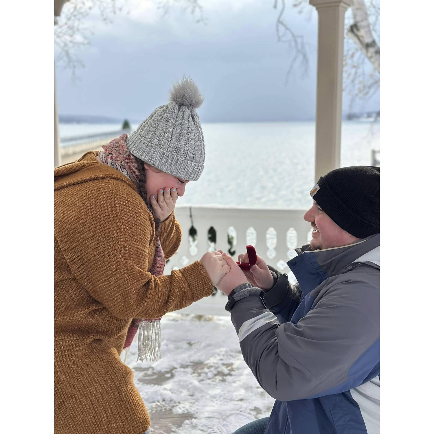 I truly had no idea. It felt like a hallmark movie, gazebo and all!