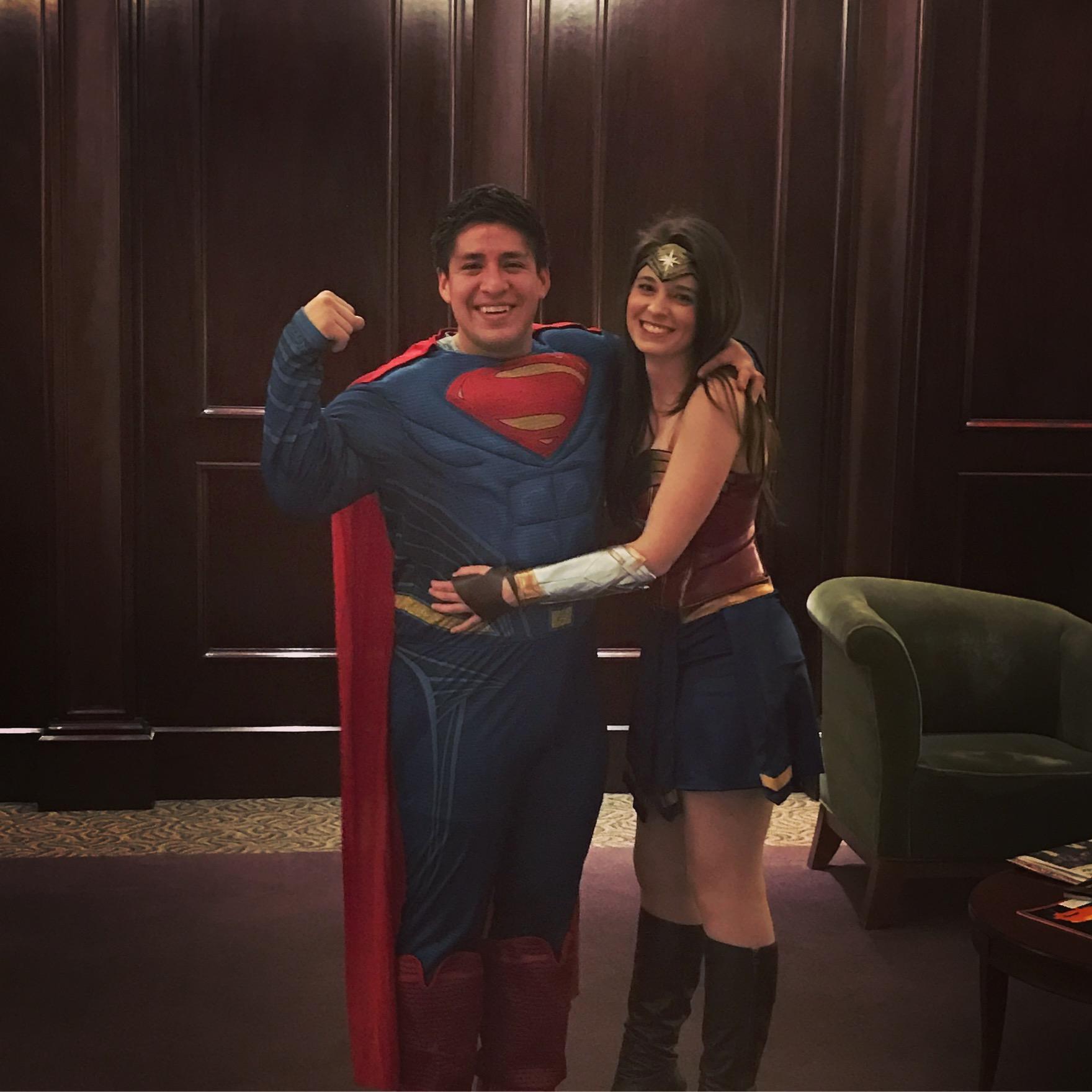 Superman and Wonderwoman