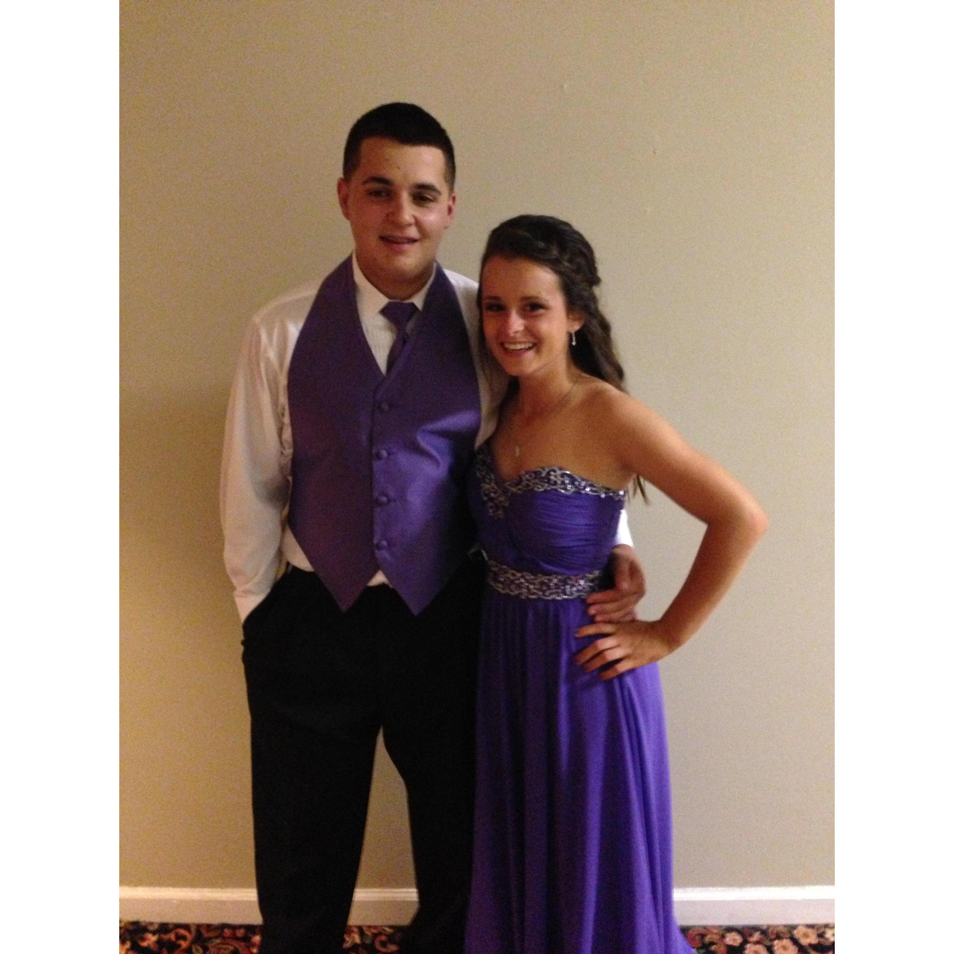 Our first prom!