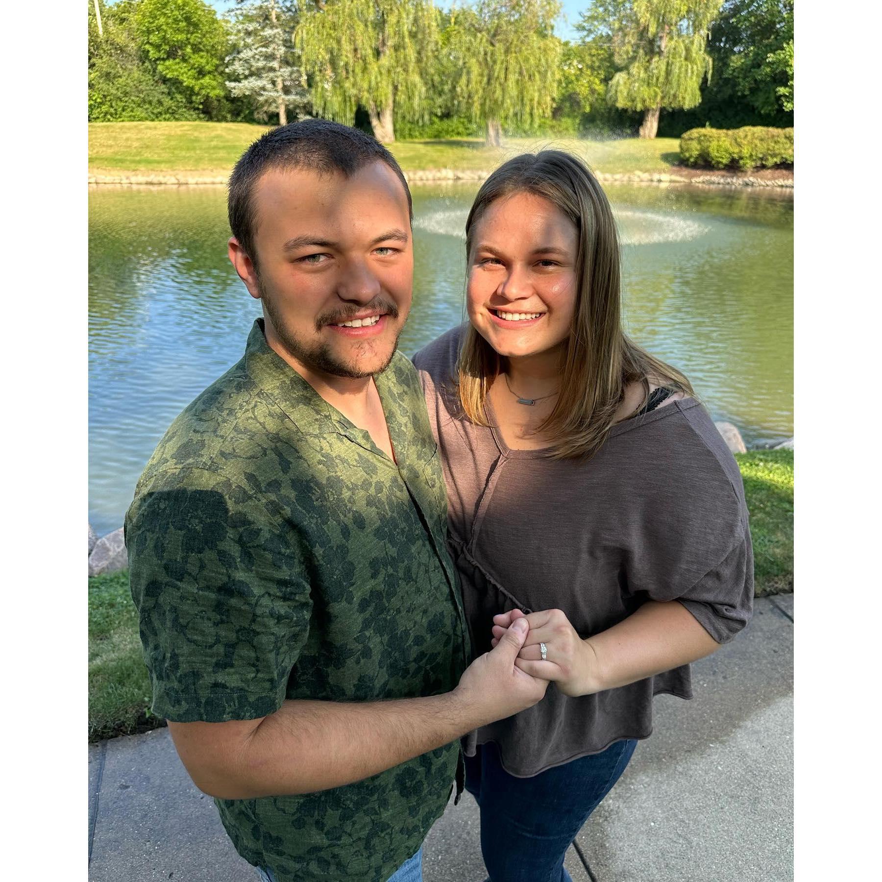 Where Sean asked Rachel to marry him.