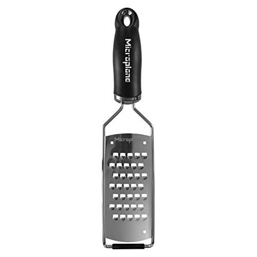 Microplane 45008 Gourmet Series Stainless Steel Extra Coarse Grater , Silver