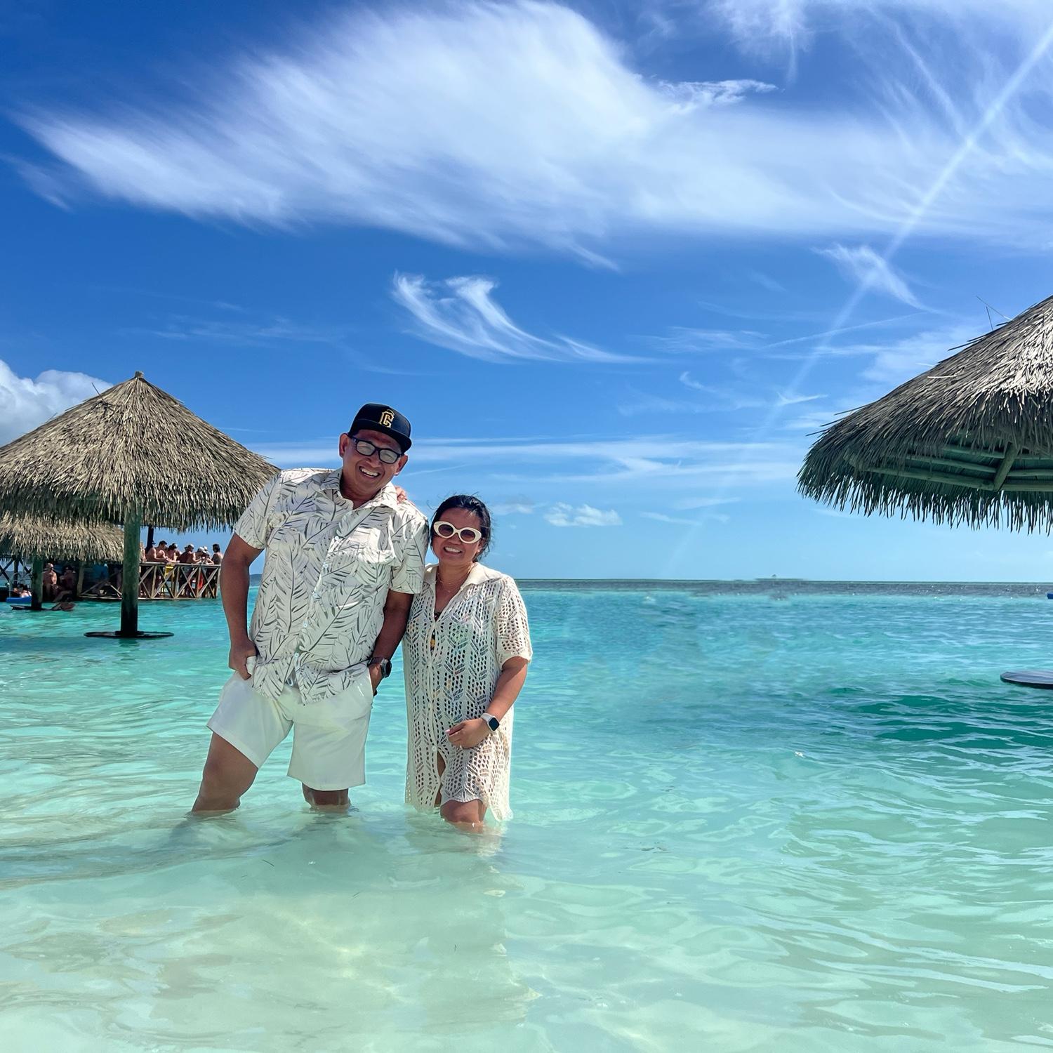 Enjoying Coco Cay, Bahamas!