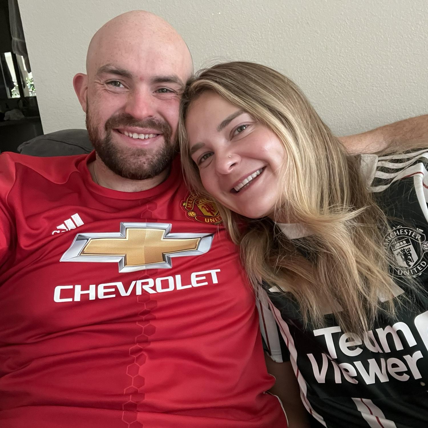 First Manchester United Game we got to watch together instead of over FaceTime.