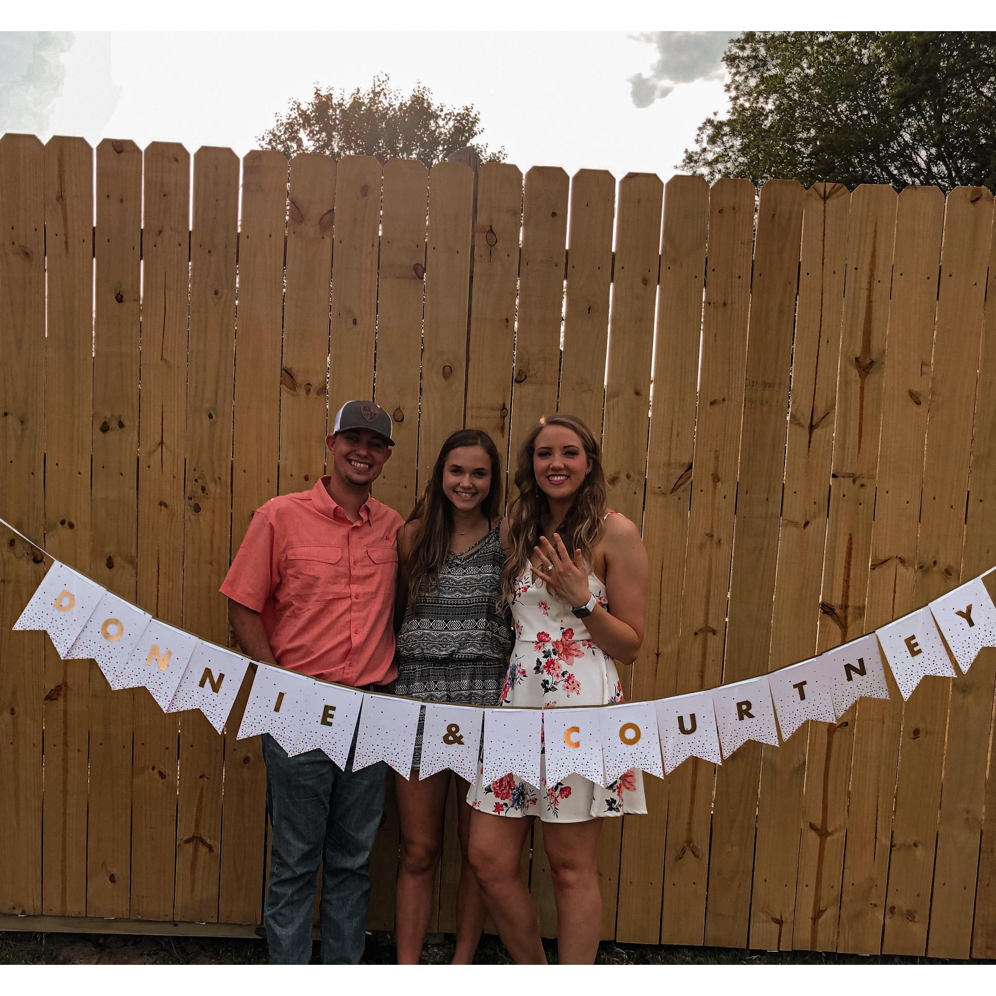 Our engagement day!