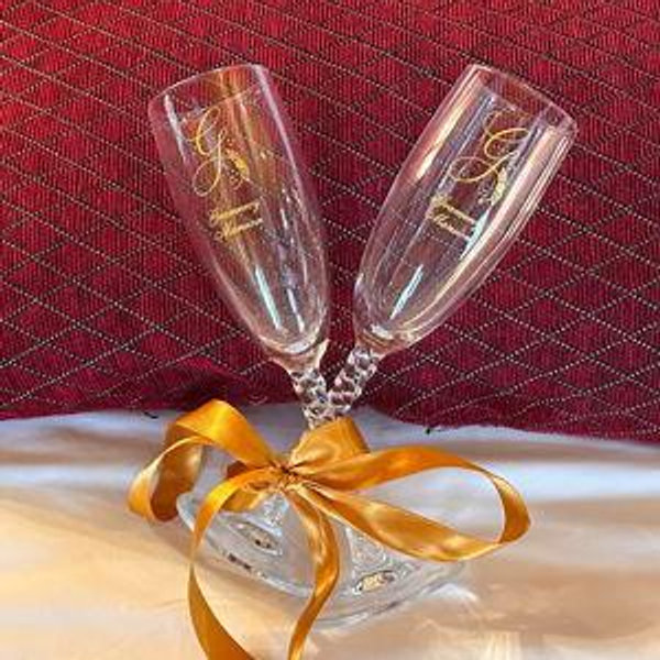 Champange Glasses from our Venue
