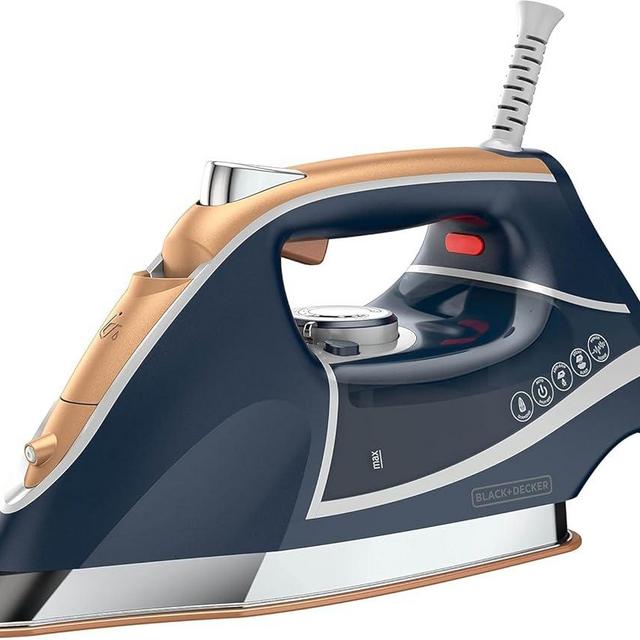 BLACK+DECKER Elite Pro-Series Steam Iron, 6 Settings 1700 Watt, Navy
