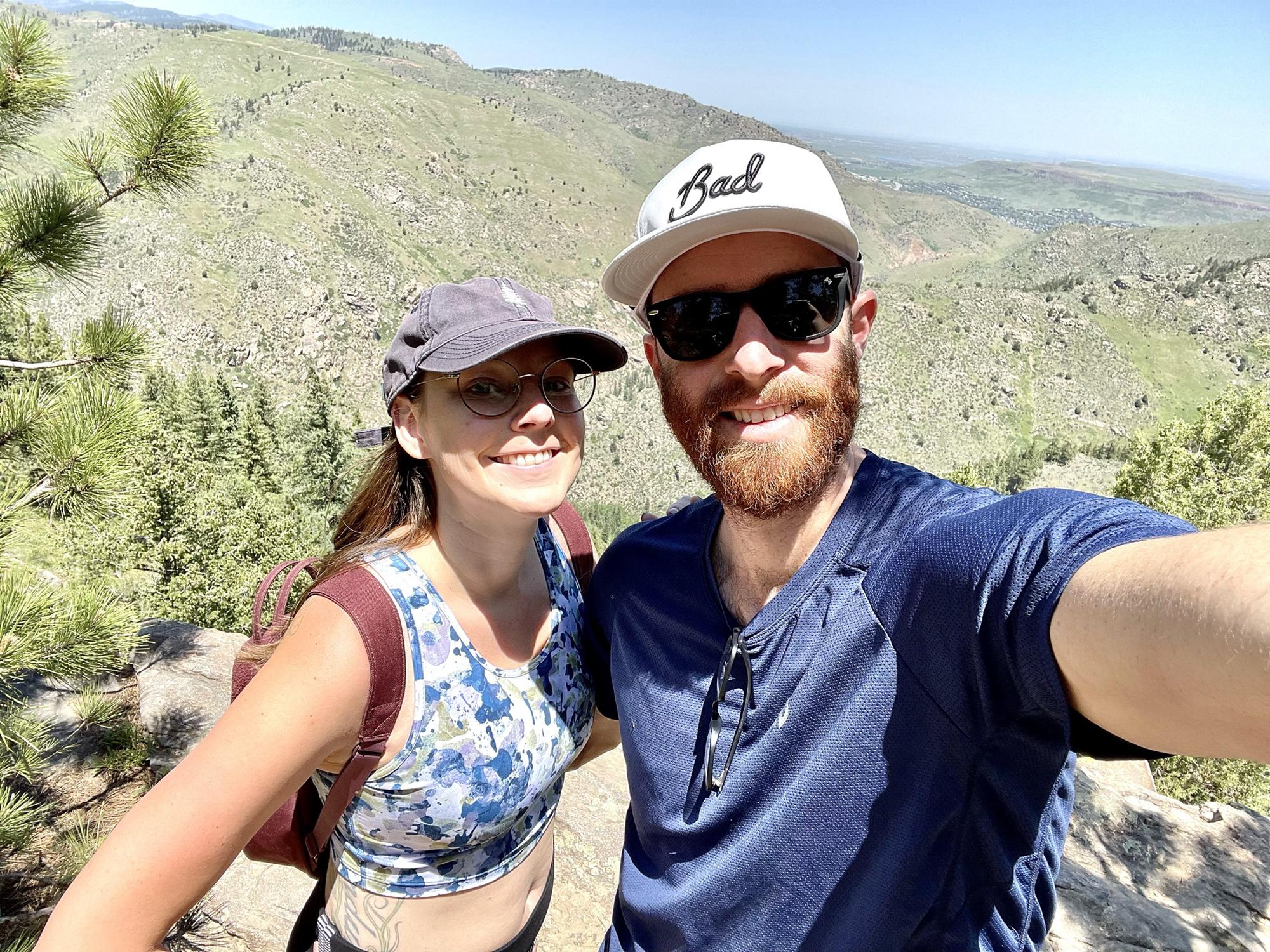 Hiking in Golden, CO., home of Coors Brewery!