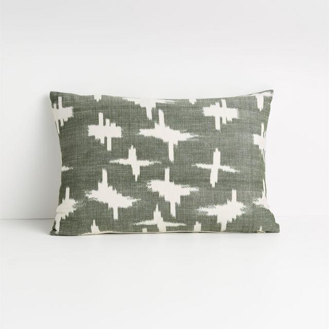 Sirocco 22"x15" Rifle Green Pillow with Feather-Down Insert