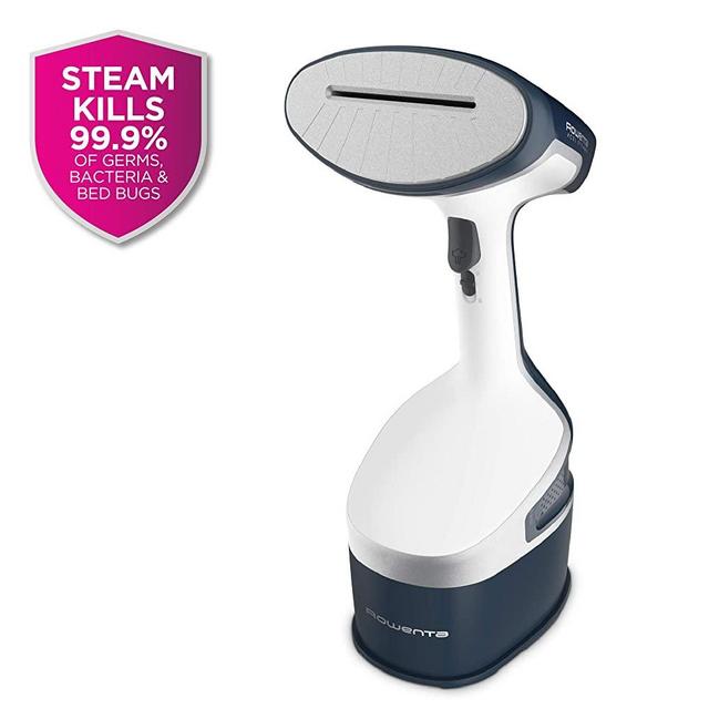 Rowenta DR8180 Handheld Steamer with Retractable Cord, Blue