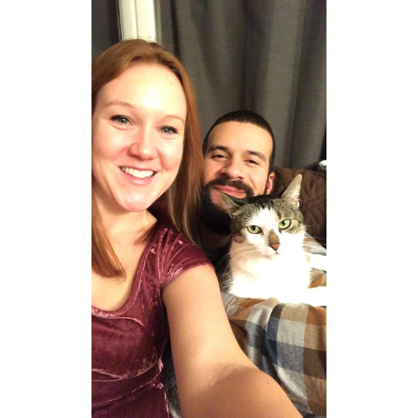 NYE with our baby Mooney
