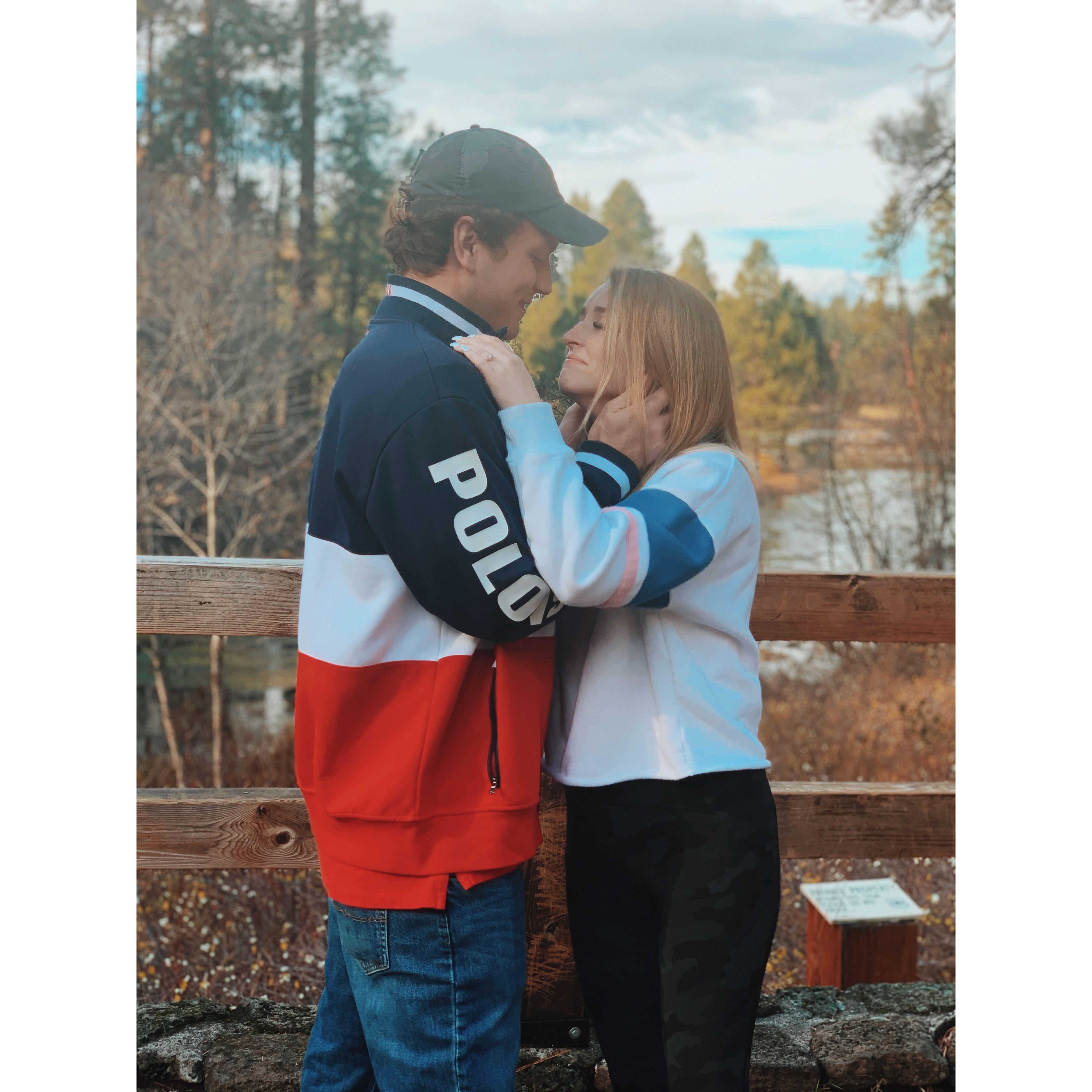 After saying yes!