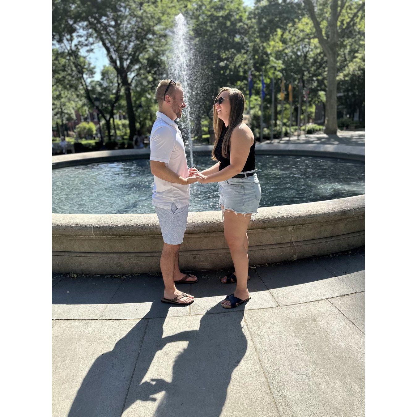 After Leah said YES