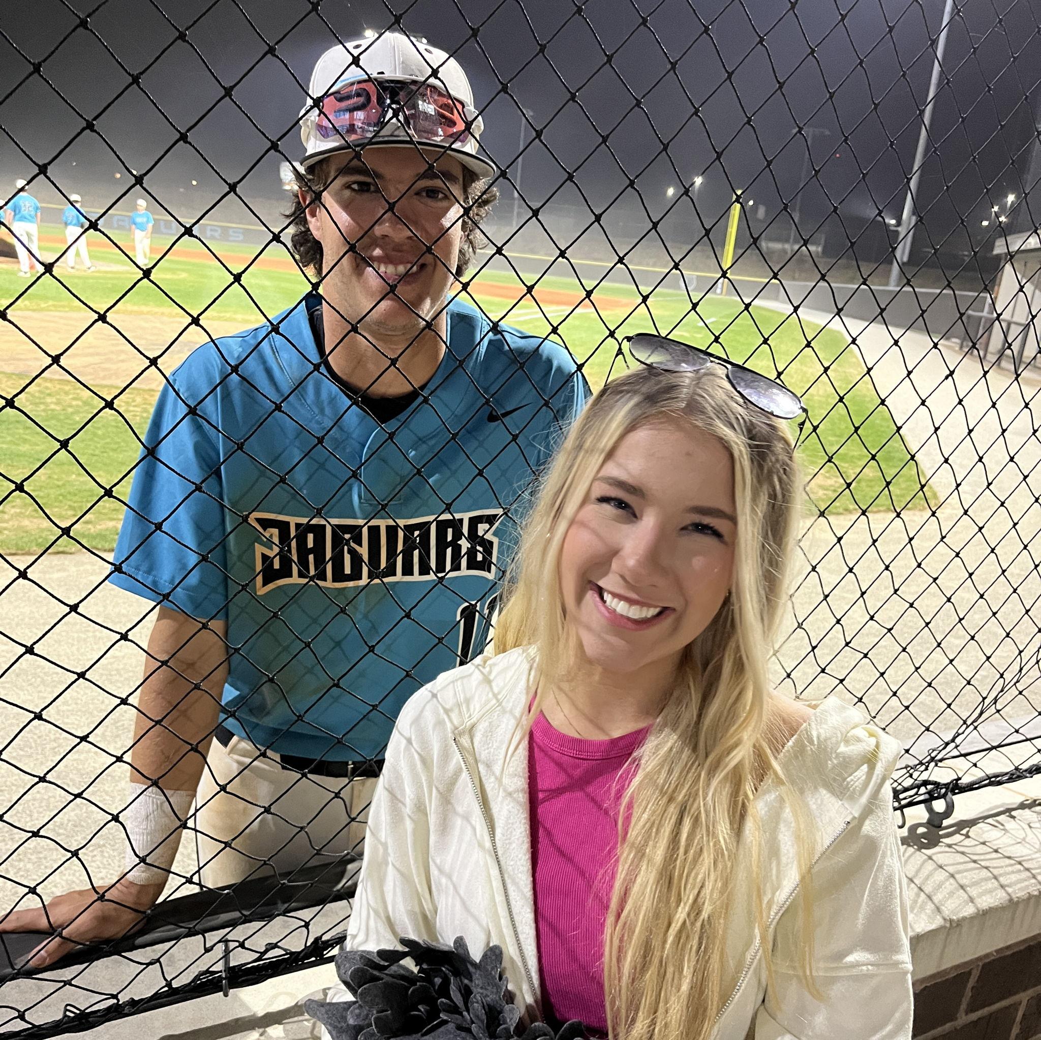 10/21/2023 First time Elin got to see Caleb play baseball⚾️