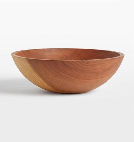 Solid Cherry Wood Nesting Bowl 15"