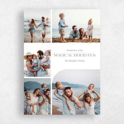 White Holiday Card - Paige