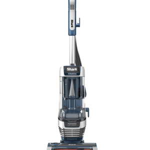 Shark - Stratos Upright Vacuum with DuoClean PowerFins HairPro, Self-Cleaning Brushroll, Odor Neutralizer Technology - Navy