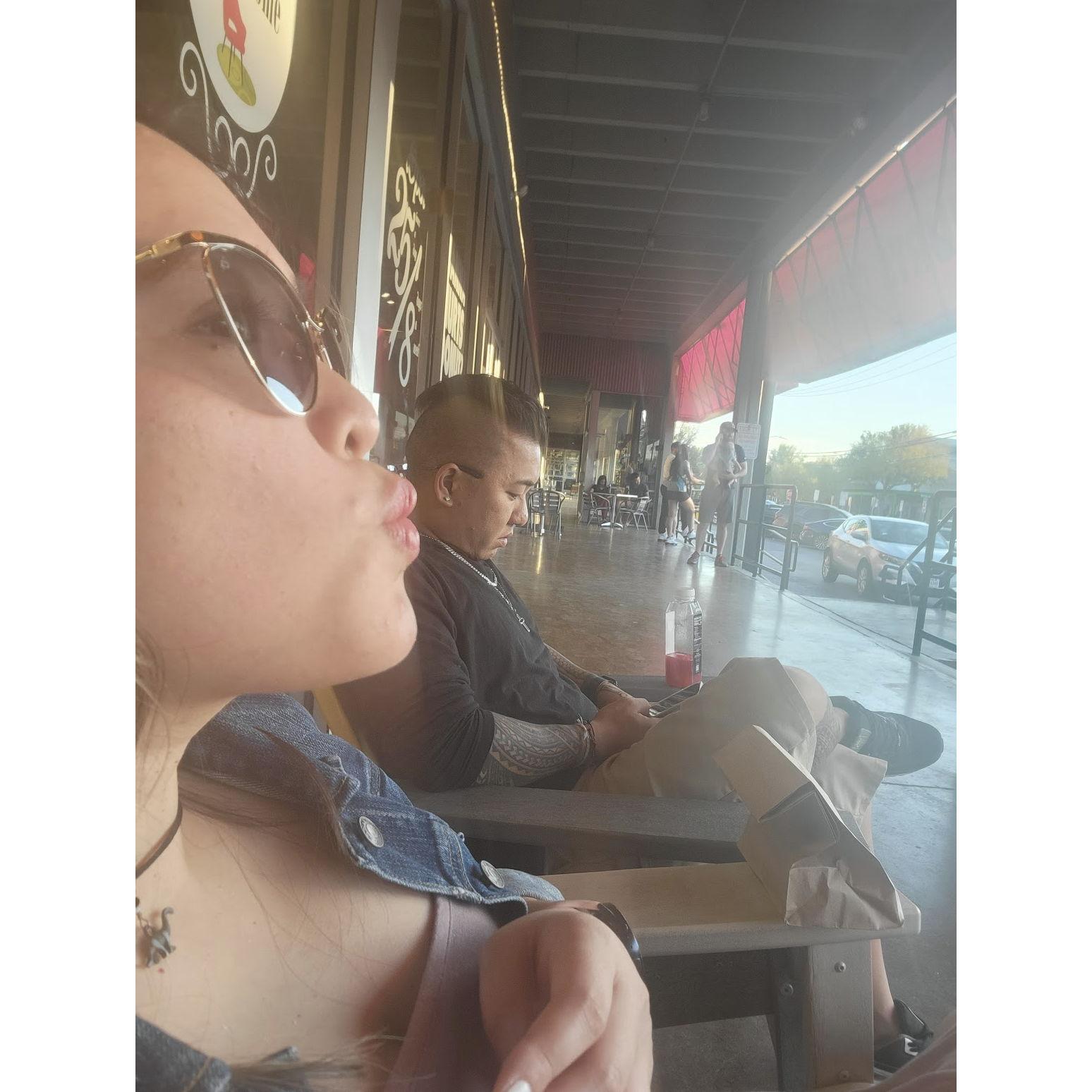 The best person to wait 3 hours for sushi with!