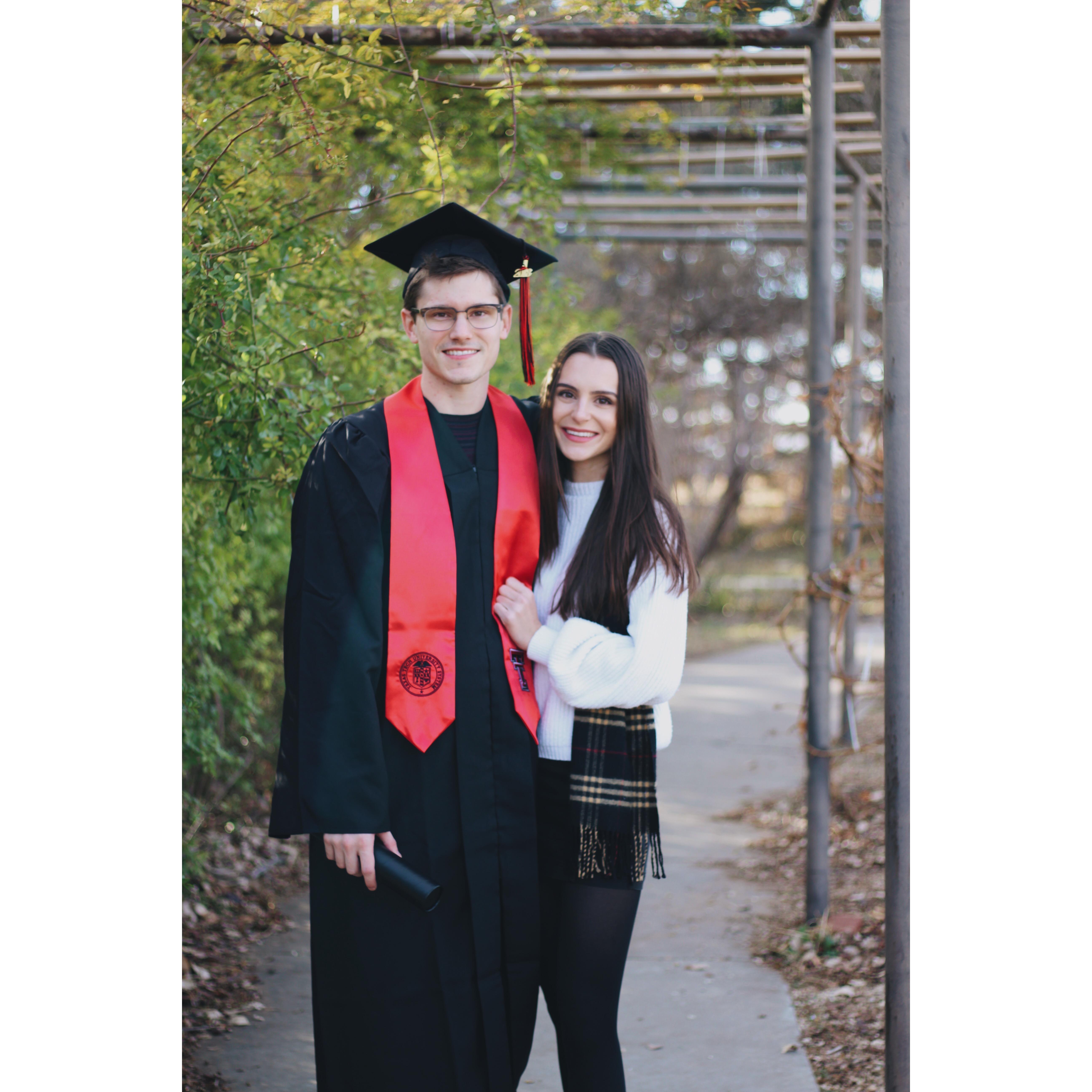 Nathan graduates Texas Tech! December 2018