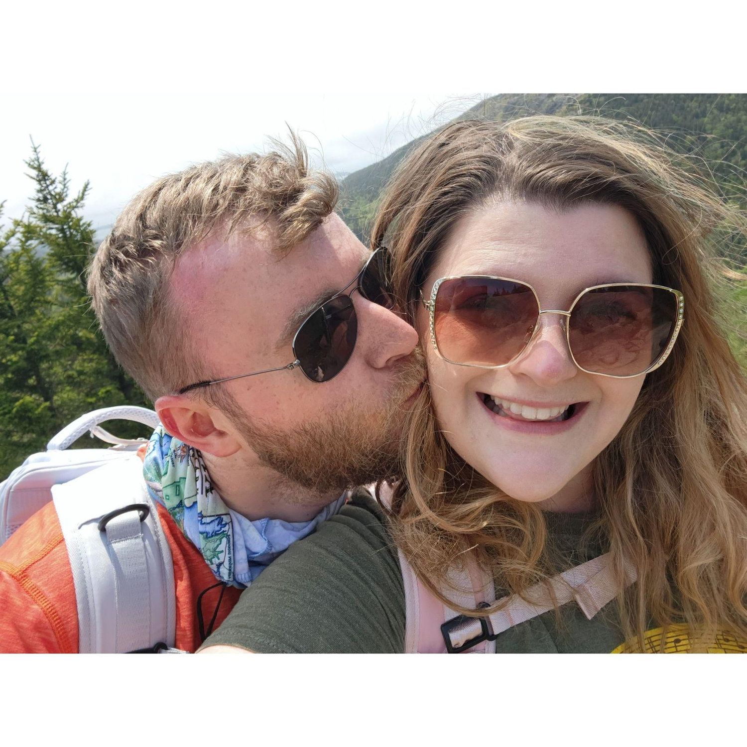 On one of our favorite hikes- The Bubbles!