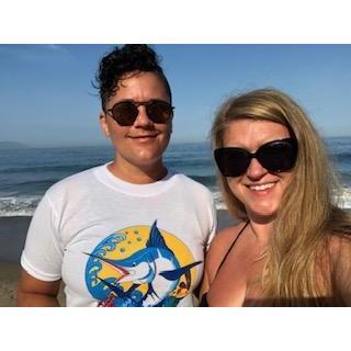 Loving the ocean in Mexico